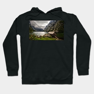 Boathouse at Obersee 1 Hoodie